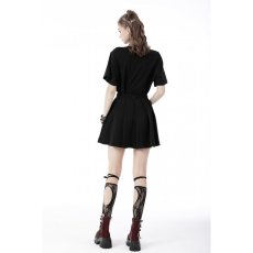 画像5: Red / Punk rock double buckle pleated skirt / スカート【DARK IN LOVE】 (5)