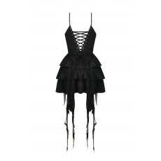 画像3: Devil cool high low layered strap dress / ワンピース【DARK IN LOVE】 (3)