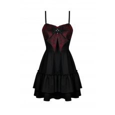 画像2: Gothic spider bow frilly strap dress / ワンピース【DARK IN LOVE】 (2)