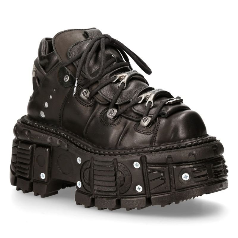 NewRock 新品 36サイズ ⭐即納⭐ M-TANK106-C2 / クギ / 厚底スニーカー / 本革【NEW