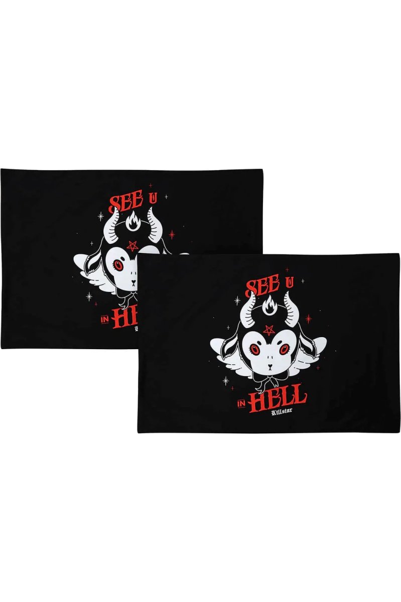 画像2: SEE U IN HELL / 枕カバーセット【KILL STAR】 (2)
