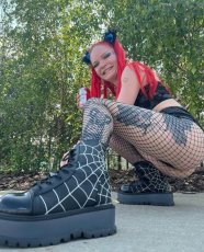 画像9: [取り寄せ]SLACKER-88 / 厚底ブーツ【DEMONIA】 (9)
