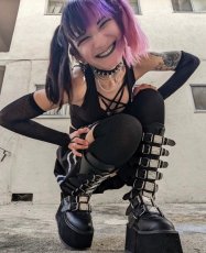 画像20: [取り寄せ]SWING-815 / バックル厚底ブーツ【DEMONIA】 (20)