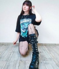 画像18: [取り寄せ]KERA-200 / 厚底ロングブーツ【DEMONIA】 (18)