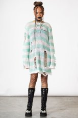 画像4: 🔥SALE🔥PEPPERMINT KNIT SWEATER / ニットトップス【KILL STAR】 (4)