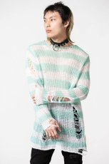 画像7: 🔥SALE🔥PEPPERMINT KNIT SWEATER / ニットトップス【KILL STAR】 (7)