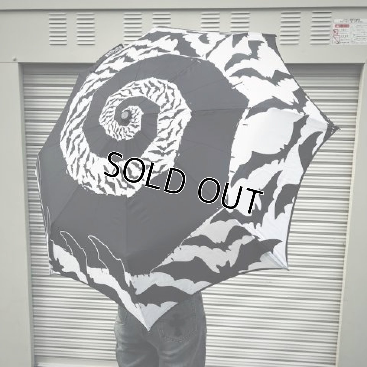 画像8: BAT SWIRL / 折りたたみ傘（ワンタッチ式）【KREEPSVILLE 666】 (8)