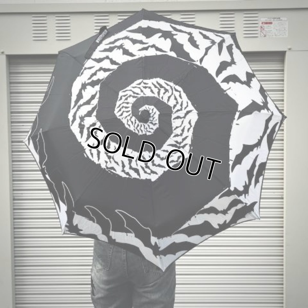 画像7: BAT SWIRL / 折りたたみ傘（ワンタッチ式）【KREEPSVILLE 666】 (7)