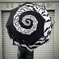 画像7: BAT SWIRL / 折りたたみ傘（ワンタッチ式）【KREEPSVILLE 666】 (7)