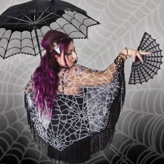 画像11: SPIDERWEB MESH CAPE / ケープ【KREEPSVILLE 666】 (11)