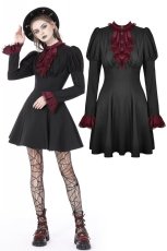 画像1: Blood clan preppy frilly collar dress / ワンピース【DARK IN LOVE】 (1)