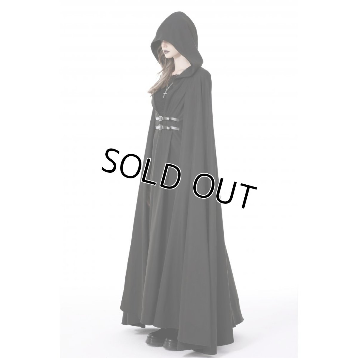 画像8: Punk warrior hooded long coat / コート【DARK IN LOVE】 (8)