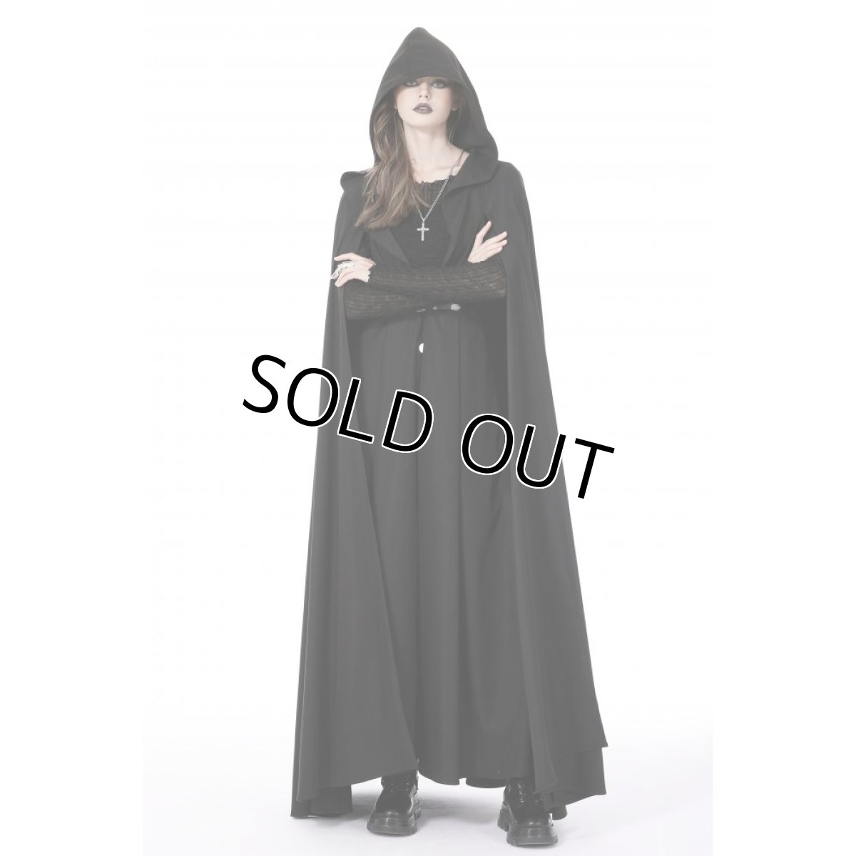 画像5: Punk warrior hooded long coat / コート【DARK IN LOVE】 (5)