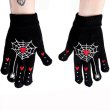 画像2: 🔥SALE🔥Heart Webs Finger Tattoo Winter Knit Gloves / 手袋【TOO FAST】 (2)