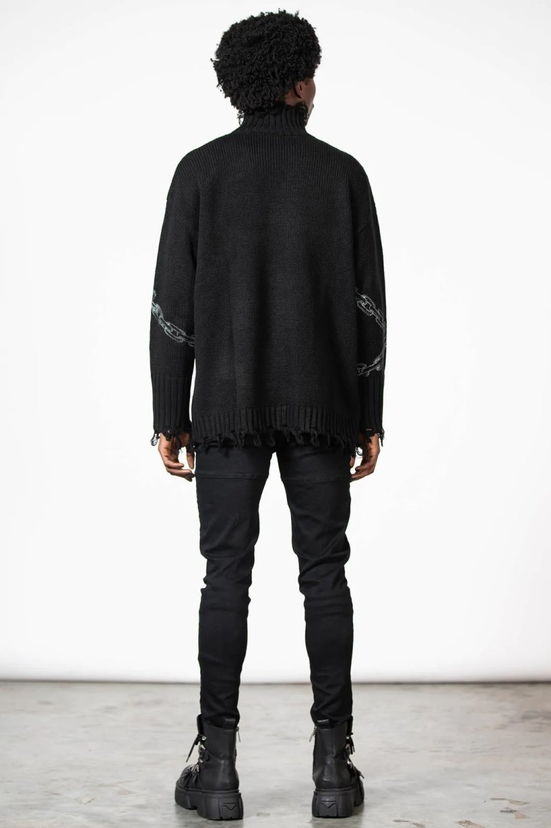 画像6: CHAINED KNIT SWEATER/ニットトップス【KILL STAR】 (6)