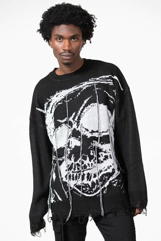 RUINED RELIC KNIT SWEATER/ニットトップス【KILL STAR】 | Spider