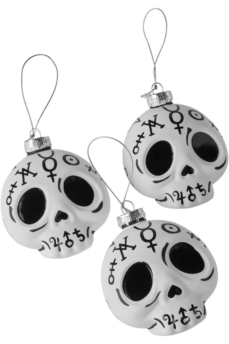 画像1: CRANIUM GLASS ORNAMENT / 3個セット オーナメント【KILL STAR】 (1)