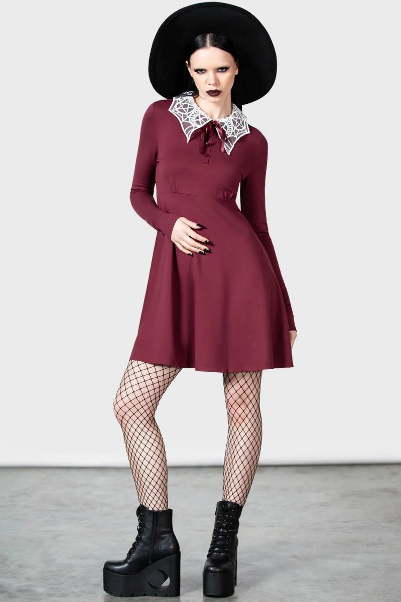 画像11: 🔥SALE🔥CHARMED SCHOOL DRESS / CRIMSON / ワンピース【KILL STAR】 (11)