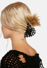 画像5: Spiderweb Hair Claw Clip / Black / ヘアクリップ【KREEPSVILLE 666】 (5)