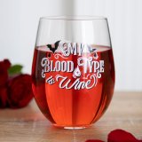 MY BLOOD TYPE IS WINE GLASS / グラス【GOTHIC HOMEWARE】