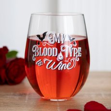 画像1: 🔥SALE🔥MY BLOOD TYPE IS WINE / グラス【GOTHIC HOMEWARE】 (1)