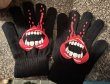 画像2: 🔥SALE🔥Bite Me Vampire Lips Winter Knit Gloves / 手袋【TOO FAST】 (2)