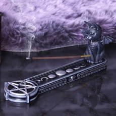 画像1: Malpuss Incense Holder 24cm / 邪神黒猫マルパス / インセンスホルダー【NEMESIS NOW】 (1)