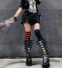 画像25: [取り寄せ]SWING-815 / バックル厚底ブーツ【DEMONIA】 (25)