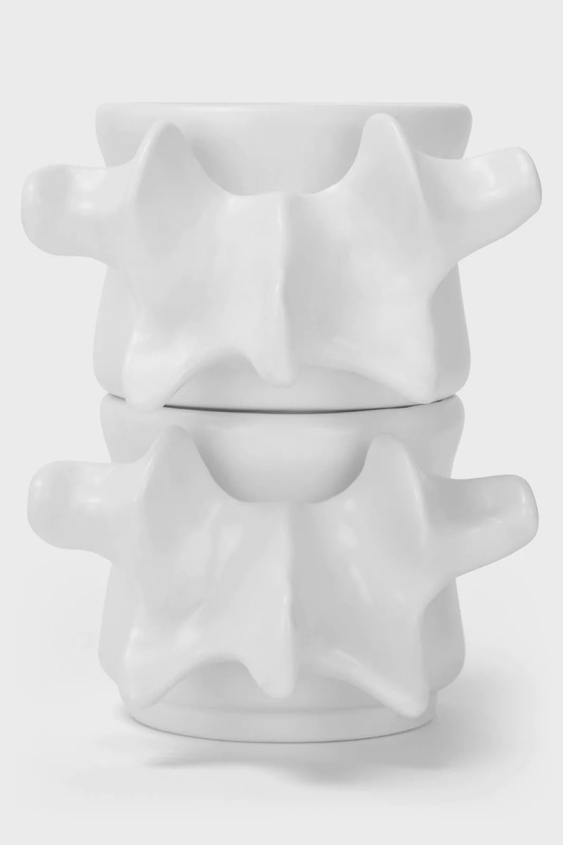 画像3: OSSUARY STACKABLE CUPS/ 2個セット / 骨壷 / マグカップ【KILL STAR】 (3)