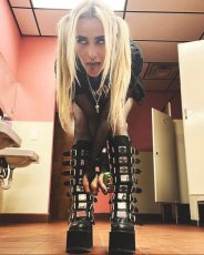 画像27: [取り寄せ]DAMNED-318 / Black / 厚底ブーツ【DEMONIA】 (27)