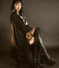 画像21: [取り寄せ]CAMEL-300 / PUレザー / ニーハイブーツ【DEMONIA】 (21)