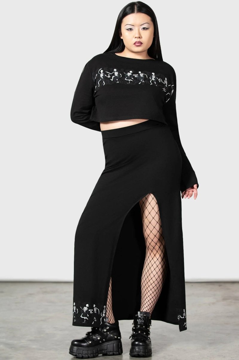 画像3: 🔥SALE🔥LA DANSE CROP SWEATER / クロップトップス【KILL STAR】 (3)