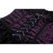 画像9: Gothic sexy black purple lace mini dress / ワンピース【DARK IN LOVE】 (9)