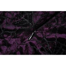 画像14: Gothic sexy black purple lace mini dress / ワンピース【DARK IN LOVE】 (14)