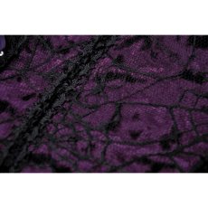 画像11: Gothic sexy black purple lace mini dress / ワンピース【DARK IN LOVE】 (11)