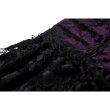 画像10: Gothic sexy black purple lace mini dress / ワンピース【DARK IN LOVE】 (10)