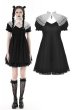 画像1: Gothic lolita cross black white princess dress / ワンピース【DARK IN LOVE】 (1)