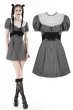 画像1: Black white strip lolita dress / ワンピース【DARK IN LOVE】 (1)