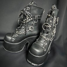 画像8: [取り寄せ]CAMEL-65 / 厚底ブーツ【DEMONIA】 (8)