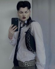 画像4: WAXING CRESCENT BAG / ボディピアスバッグ【Banned Apparel】 (4)