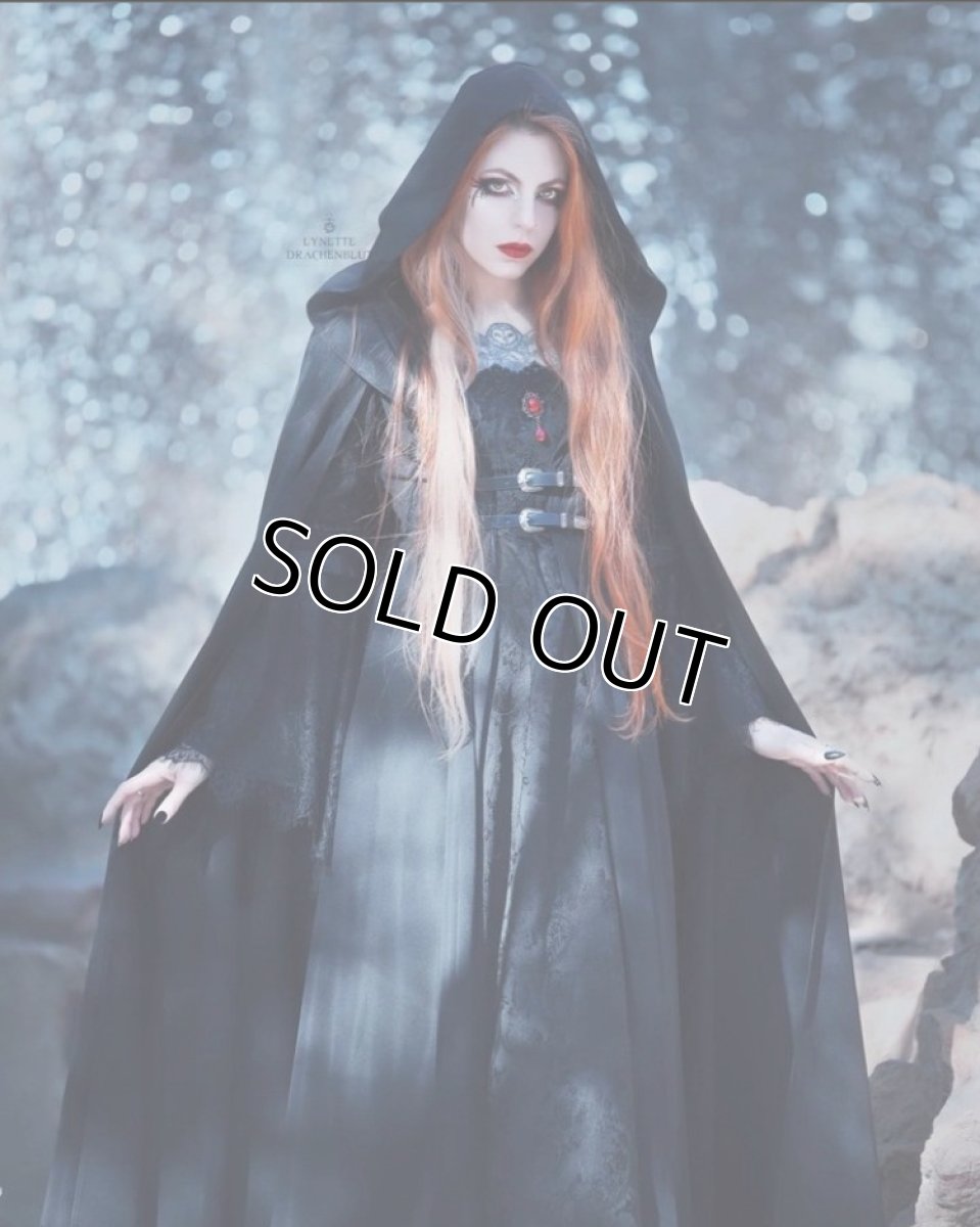 画像2: Punk warrior hooded long coat / コート【DARK IN LOVE】 (2)