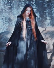 画像2: Punk warrior hooded long coat / コート【DARK IN LOVE】 (2)