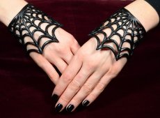 画像5: Spider Web Cuff ブレスレット / Black (5)