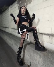画像28: [取り寄せ]SWING-815 / バックル厚底ブーツ【DEMONIA】 (28)