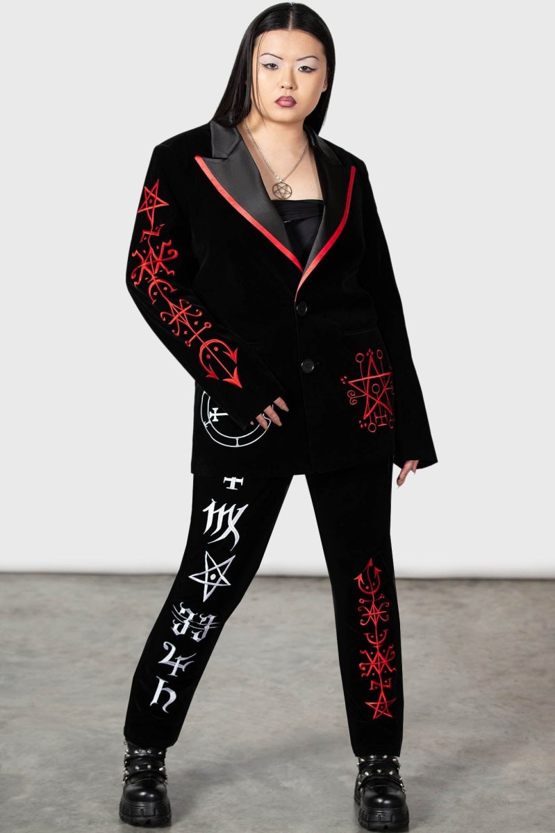 画像4: 🔥SALE🔥ENTHRONED SUIT TROUSERS / パンツ 【KILL STAR】 (4)