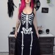 画像1: Skeleton Magick Maxi Dress / ワンピース【TOO FAST】 (1)