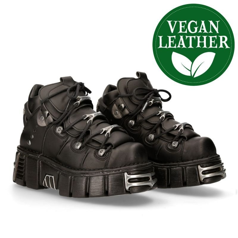 【美品】NEW ROCK M-106-S1 サイズ41 Amazon.com | New Rock 106-S1 Unisex Metallic Black Gothic