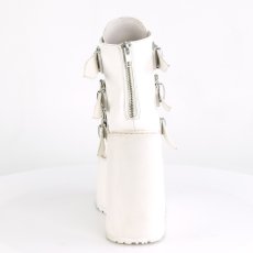 画像4: [取り寄せ]SWING-105 / White / 厚底ブーツ【DEMONIA】 (4)