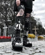 画像23: [取り寄せ]GRAVEDIGGER-250 / 厚底ブーツ【DEMONIA】 (23)