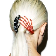 画像4: SKELETON BONE HAND / BLACK / ヘアクリップ【KREEPSVILLE 666】 (4)